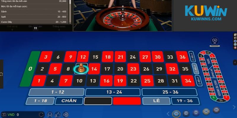 Cược Roulette nhận thưởng cực sốc